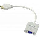 Vision TC-HDMIVGA adaptateur et connecteur de câbles HDMI VGA Vision TC-HDMIVGA adaptateur et connecteur de câbles HDMI VGA