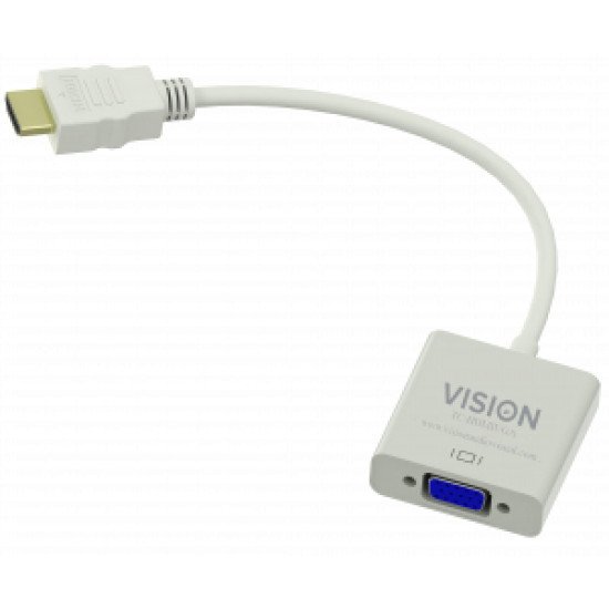 Vision TC-HDMIVGA adaptateur et connecteur de câbles HDMI VGA
