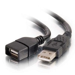 C2G CÂBLE D'EXTENSION USB 2.0 A DE 2 M - NOIR C2G CÂBLE D'EXTENSION USB 2.0 A DE 2 M - NOIR