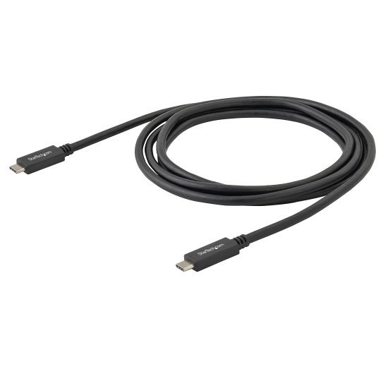 StarTech.com Câble USB-C vers USB-C avec Power Delivery (3A) de 2 m - M/M - USB 3.0 - Certifié USB-IF