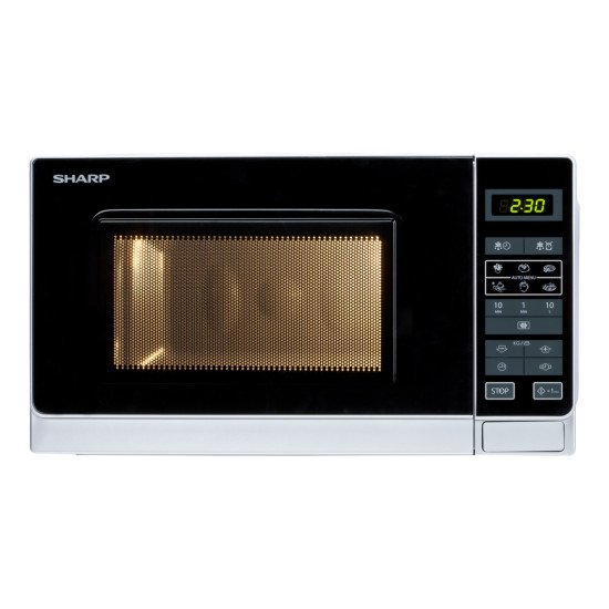 Sharp Home Appliances R-242INW micro-onde Argent Micro-onde simple Comptoir 20 L 800 W Sharp Home Appliances R-242INW micro-onde Argent Micro-onde simple Comptoir 20 L 800 W