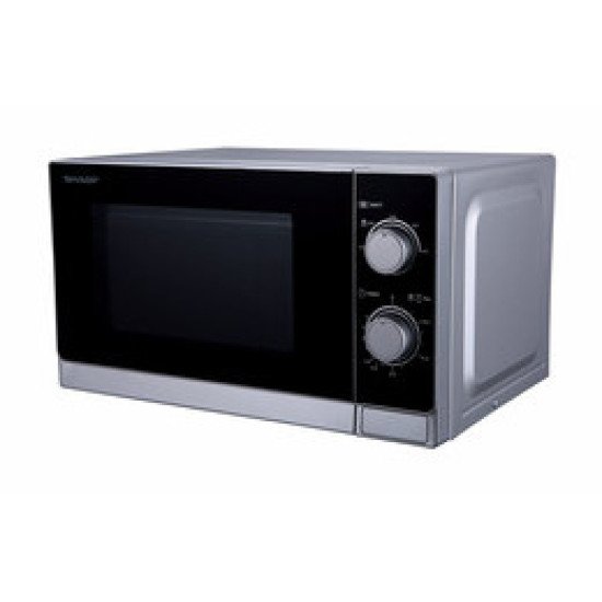 Sharp Home Appliances R-200INW micro-onde Comptoir Micro-onde simple 20 L 800 W Argent Sharp Home Appliances R-200INW micro-onde Comptoir Micro-onde simple 20 L 800 W Argent