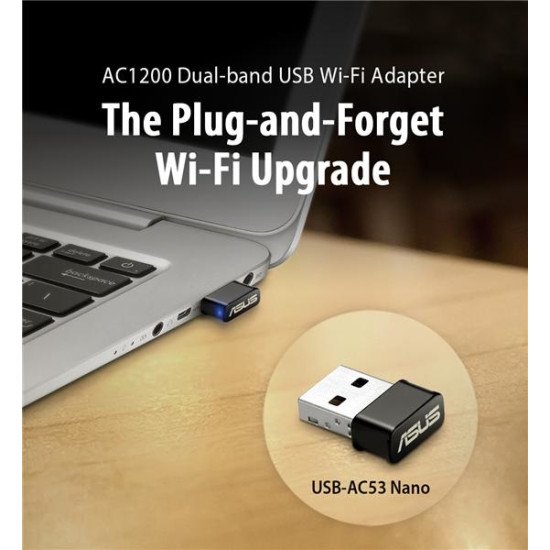 ASUS USB-AC53 Nano WLAN 867 Mbit/s ASUS USB-AC53 Nano WLAN 867 Mbit/s