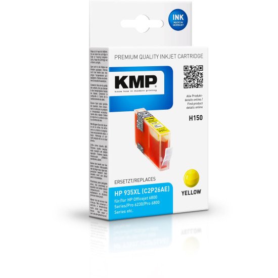 KMP H150 cartouche d'encre Rendement élevé (XL) Jaune