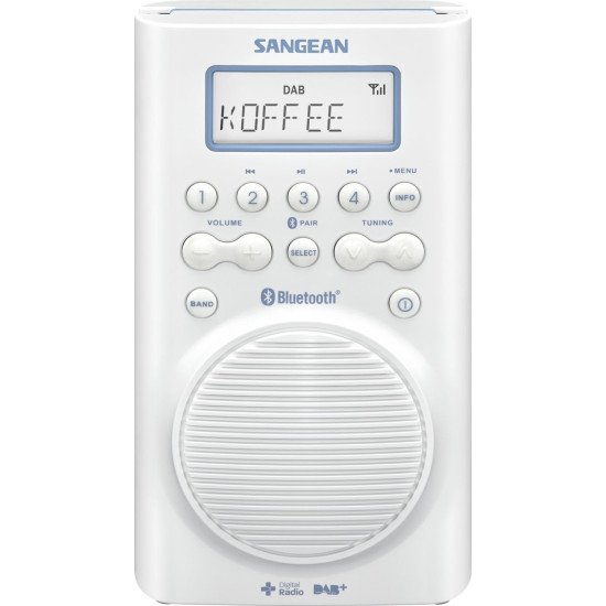 Sangean Aquatic 205 Horloge Blanc Sangean Aquatic 205 Horloge Blanc