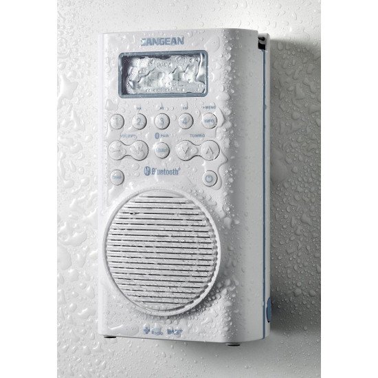 Sangean Aquatic 205 Horloge Blanc Sangean Aquatic 205 Horloge Blanc