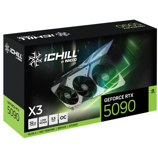 INNO3D iChill GeForce RTX 5090 X3 NVIDIA 32 Go GDDR7