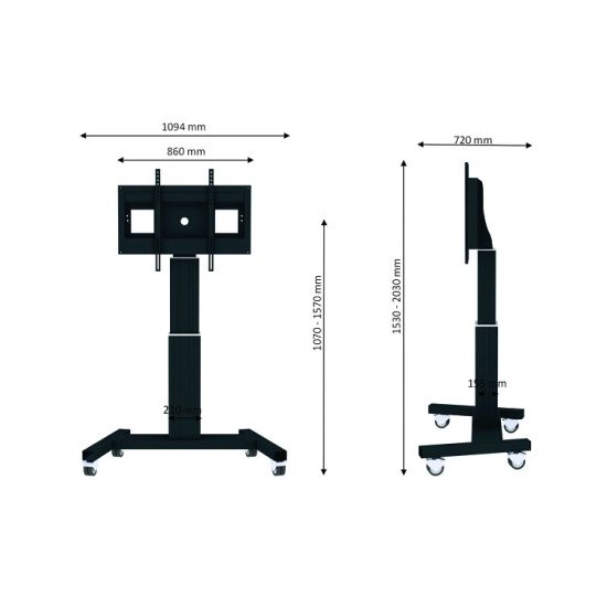 Newstar PLASMA-M2500BLACK Support écran