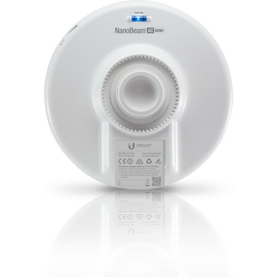 Ubiquiti Networks NanoBeam 5AC Gen 2 Pont réseau 450 Mbit/s Blanc