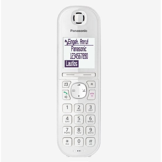 Panasonic KX-TGQ200 téléphone fixe Noir 4 lignes LCD