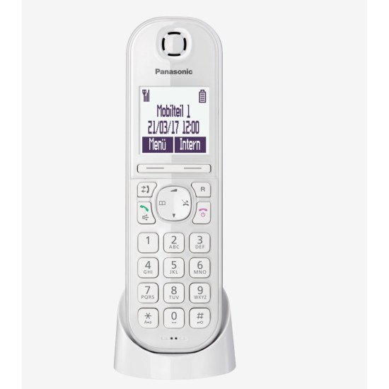 Panasonic KX-TGQ200 téléphone fixe Noir 4 lignes LCD