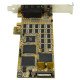 StarTech.com Carte PCI Express à 16 ports série DB9 RS232 - Faible encombrement