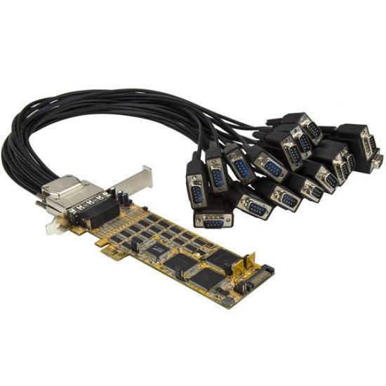 StarTech.com Carte PCI Express à 16 ports série DB9 RS232 - Faible encombrement