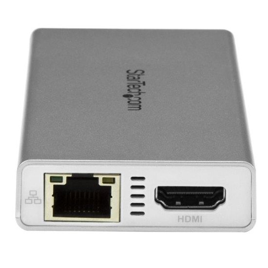 StarTech.com Adaptateur multiport USB-C pour ordinateur portable HDMI 4K - GbE - USB 3.0
