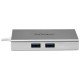 StarTech.com Adaptateur multiport USB-C pour ordinateur portable HDMI 4K - GbE - USB 3.0