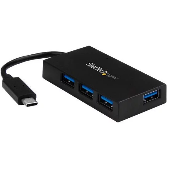StarTech.com Hub USB 3.0 à 4 ports - USB-C vers 4x USB-A - Adaptateur d'alimentation inclus StarTech.com Hub USB 3.0 à 4 ports - USB-C vers 4x USB-A - Adaptateur d'alimentation inclus