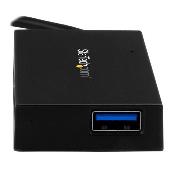 StarTech.com Hub USB 3.0 à 4 ports - USB-C vers 4x USB-A - Adaptateur d'alimentation inclus