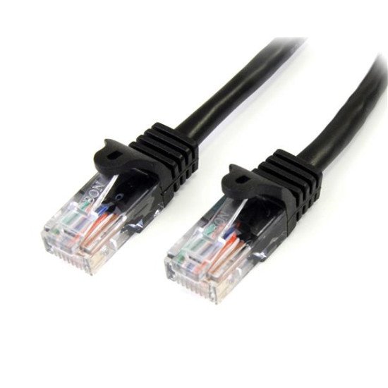 StarTech.com Câble réseau Cat5e sans crochet de 10 m - Noir