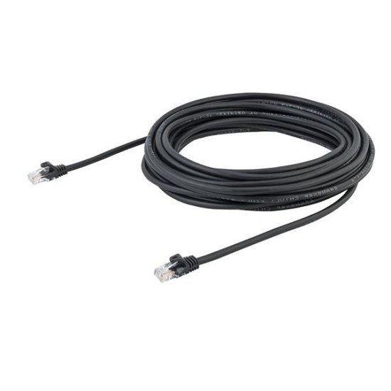 StarTech.com Câble réseau Cat5e sans crochet de 10 m - Noir