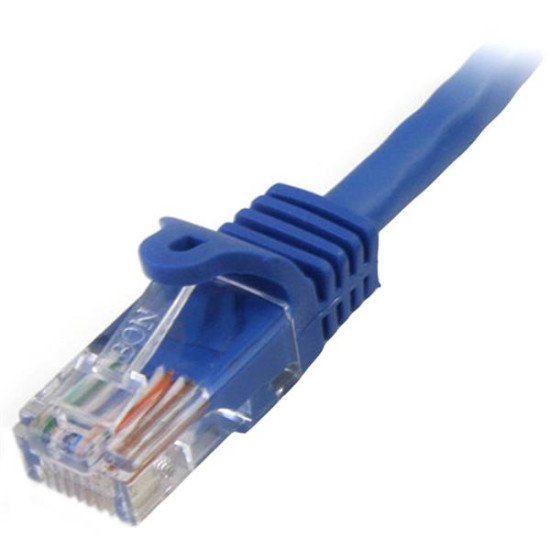 StarTech.com Câble réseau Cat5e sans crochet de 10 m - Bleu