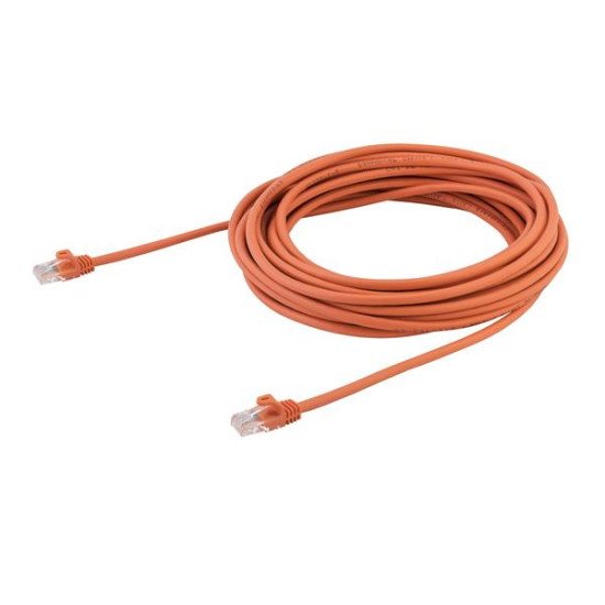 StarTech.com Câble réseau Cat5e sans crochet de 10 m - Orange