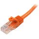 StarTech.com Câble réseau Cat5e sans crochet de 10 m - Orange