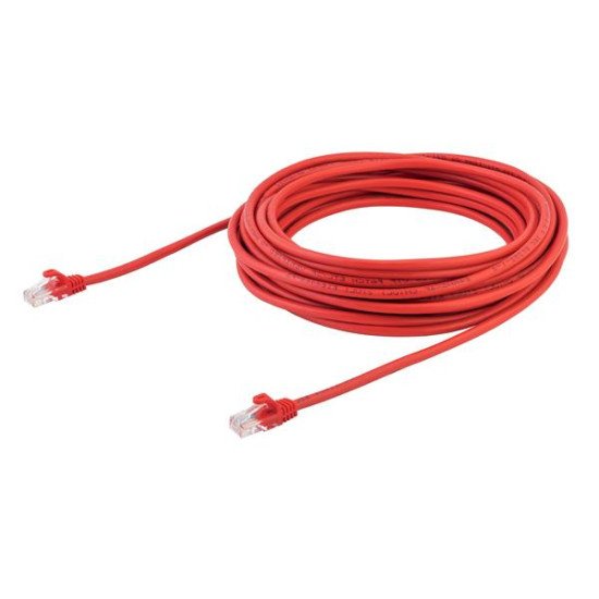 StarTech.com Câble réseau Cat5e sans crochet de 10 m - Rouge