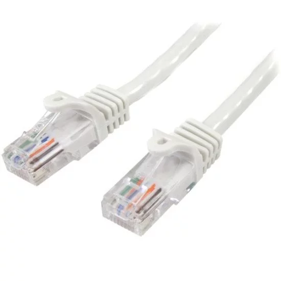 StarTech.com Câble réseau Cat5e sans crochet de 10 m - Blanc StarTech.com Câble réseau Cat5e sans crochet de 10 m - Blanc