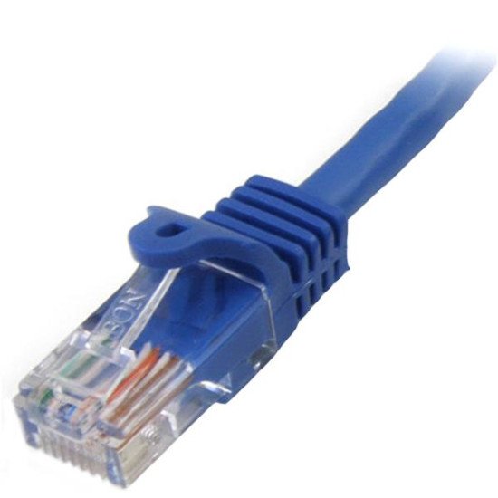 StarTech.com Câble réseau Cat5e sans crochet de 7 m - Bleu