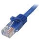 StarTech.com Câble réseau Cat5e sans crochet de 7 m - Bleu