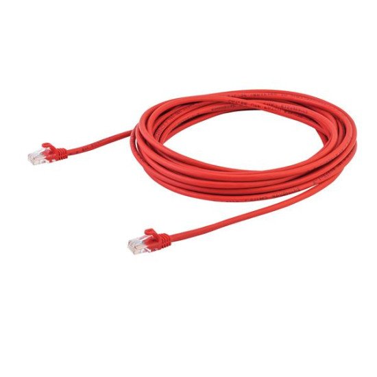 StarTech.com Câble réseau Cat5e sans crochet de 7 m - Rouge