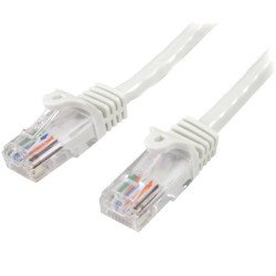 StarTech.com Câble réseau Cat5e sans crochet de 7 m - Blanc StarTech.com Câble réseau Cat5e sans crochet de 7 m - Blanc