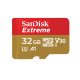 Sandisk Extreme mémoire flash 32 Go MicroSDHC Classe 10 UHS-I