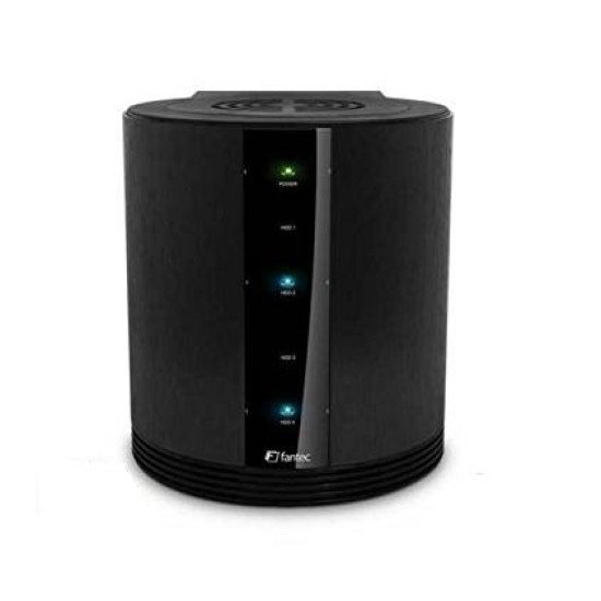 Fantec SQ-35RU3e boîtier de disques 0 To Bureau Noir