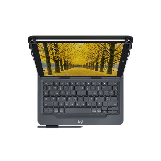 Logitech 920-008337 clavier pour tablette Noir Bluetooth QWERTZ Allemand Logitech 920-008337 clavier pour tablette Noir Bluetooth QWERTZ Allemand