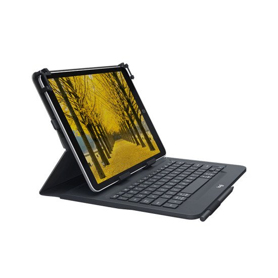 Logitech 920-008337 clavier pour tablette Noir Bluetooth QWERTZ Allemand Logitech 920-008337 clavier pour tablette Noir Bluetooth QWERTZ Allemand