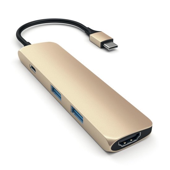 Satechi ST-CMAG station d'accueil USB 3.2 Gen 1 (3.1 Gen 1) Type-C Or