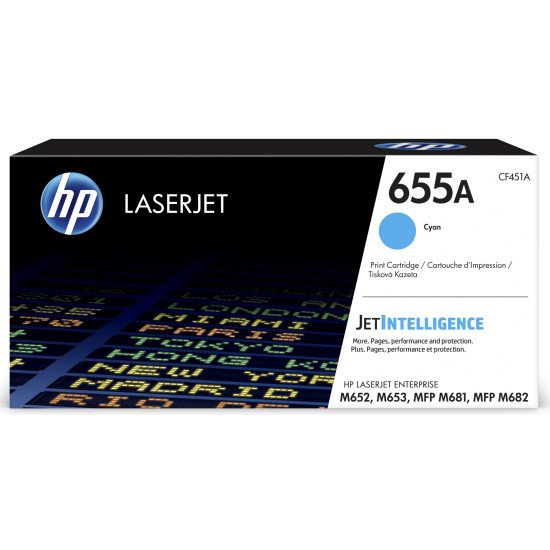 HP 655A Toner Original Cyan 1 pièce(s)