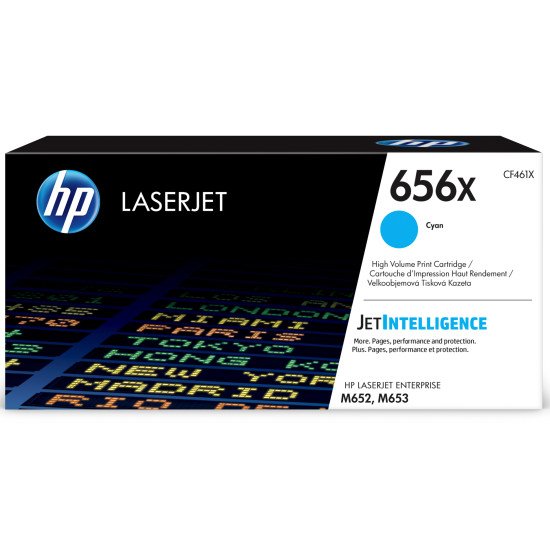 HP 656X Toner Original Cyan 1 pièce(s)