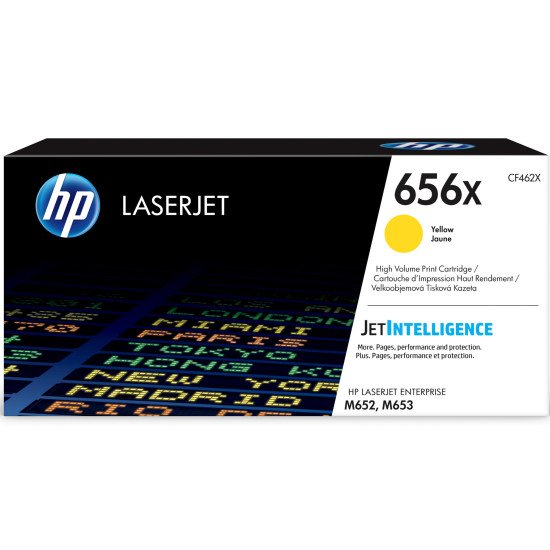 HP 656X Toner Original Jaune 1 pièce(s)