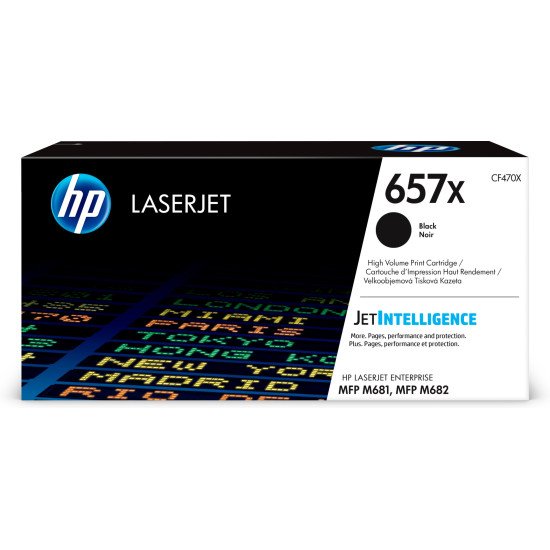 HP 657X Original Noir 1 pièce(s)