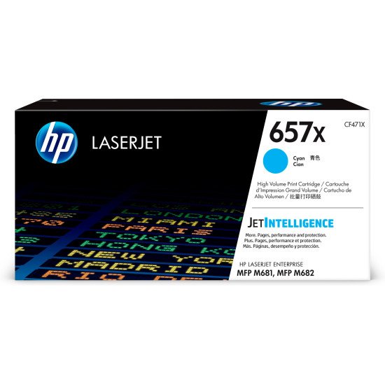 HP 657X Original Cyan 1 pièce(s)