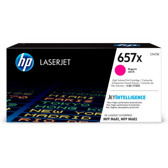 HP 657X Toner Original Magenta 1 pièce(s)