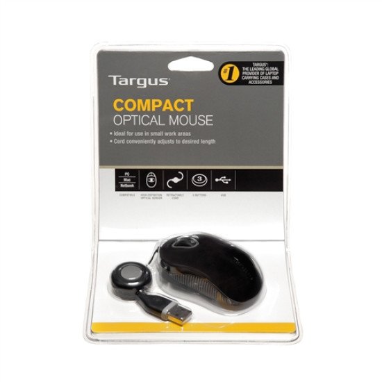 Targus Compact Blue Trace Souris Optique Filaire