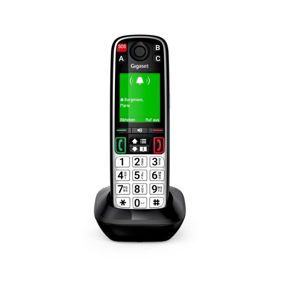 Gigaset EASY 500HX Téléphone analog/dect Identification de l'appelant Noir, Argent
