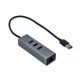i-tec Metal Concentrateur Ethernet HUB USB 3.0