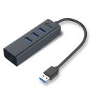 i-tec Metal Concentrateur Ethernet HUB USB 3.0 i-tec Metal Concentrateur Ethernet HUB USB 3.0