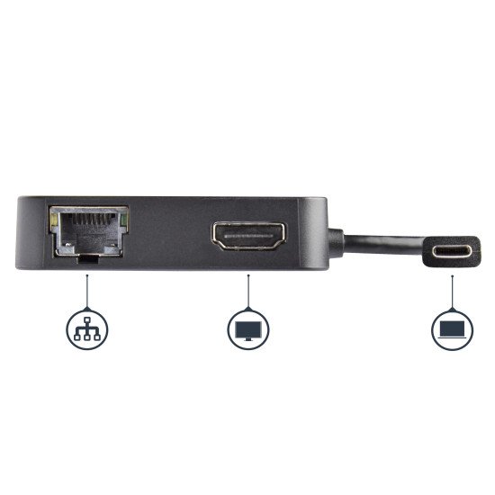 StarTech.com DKT30CHD station d'accueil USB 3.0 (3.1 Gen 1) Type-C