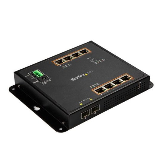 StarTech.com IES101GP2SFW Switch Gigabit Ethernet 