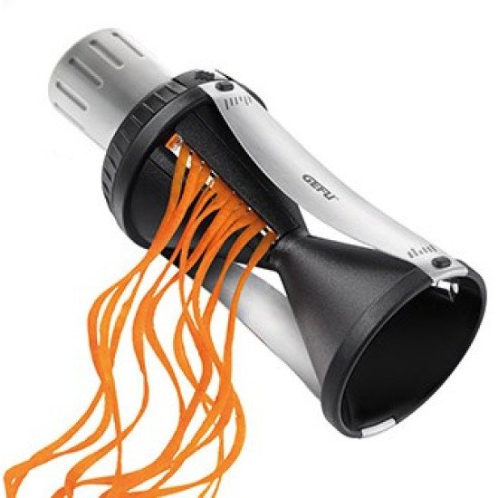 GEFU Spirelli 2.0 trancheuse Manuel Noir, Argent Plastique, Acier inoxydable GEFU Spirelli 2.0 trancheuse Manuel Noir, Argent Plastique, Acier inoxydable